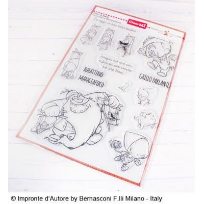 Impronte d’Autore Clear Stamps Pinocchio e Mangiafuoco - Pinocchio und Mangiafuoco